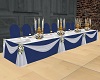Blue Prom Head Table