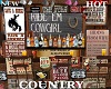 HOT COUNTRY BAR SIGN BG