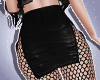 -S- Leather Skirt Mesh L