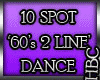 :HB: 60's 2 line Dance