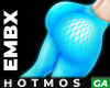 EMBX Mesh Pants Sky