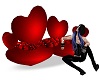 {RQL} Lovers Heart Sofa