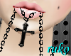 [rk2] CROSS Lip Chain