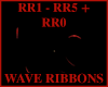 Red WaveRibbons DJ Light