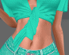 Tied cropped - L. green