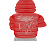 *F LOVE* Puffer (Red)