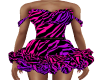 Pink Purple Ruffle Dress