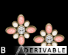 DRV Floral Gem Earrings