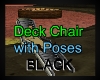Deck Chair Black