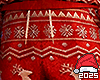 ♛ Xmas Red Joggers.