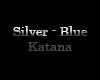Silver - Blue Katana