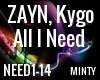 ZAYN Kygo All I Need