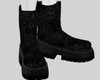Black boot Fur