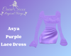 Asya Purple Lace Dress
