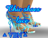 Chic shoes lace Bl