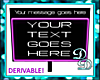 Derivable Room Sign