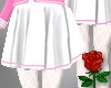 White and Pink Skirt