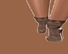 sexy brown lather boots
