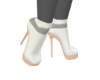 Sexy White & Beige Heels
