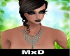 mxd -blue necklace