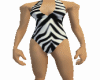 Zebra halter swimwear