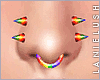LL* Rainbow Piercings
