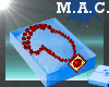 (MAC) Pearl-Bracelet-Red