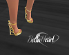 Gold Princess Heels