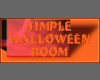 Simple Halloween Room