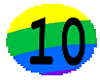 rainbow #10 standing spo