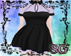 SG Purple Black Dress
