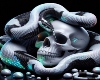 White Snake Background