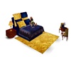 Blue&Gold Bed