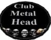 Metal head club rug