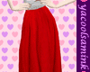 [VEENA] Long Red Skirt