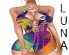 RLL/ MULTICOLORED DRESS