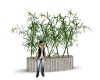 Bamboo Wicker Planter