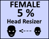 Head Scaler 5% Female