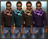 (A)Purple Pullover Scarf