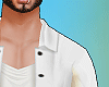 X| Shirt White Un Button