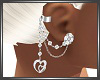 SL Rose Hearts Earrings