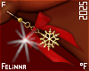 ℉ Red Bow Earrings