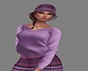 Purple  Knit
