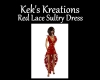 Red Lace Sultry Dress