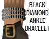 BLK Diam ANKLE bracelet