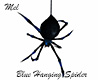 Blue Hanging Spider