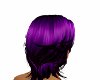 purple/blk shoulder hair