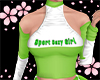 Sport Sexy Girl Top Gree