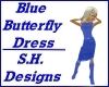 Blue Butterfly Dress