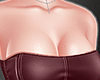 Leather Burgundy Corset